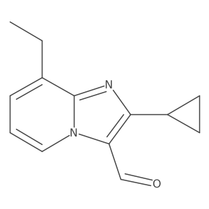 2-Cyclopropyl-8-ethylimidazo[1,2-a]pyridine-3-carbaldehyde结构式