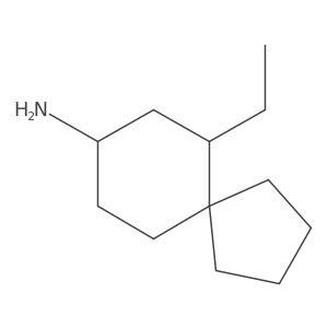 6-Ethylspiro[4.5]decan-8-amine Structure