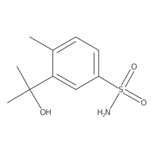 3-(2-Hydroxypropan-2-yl)-4-methylbenzenesulfonamide Structure