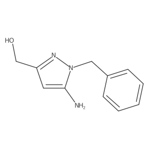 (5-Amino-1-benzyl-1H-pyrazol-3-yl)methanol结构式