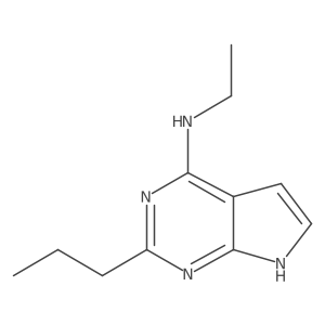 N-ethyl-2-propyl-7H-pyrrolo[2,3-d]pyrimidin-4-amine Structure