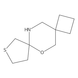 6-Oxa-9-thia-12-azadispiro[3.2.4^{7}.2^{4}]tridecane Structure