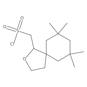 {7,7,9,9-Tetramethyl-2-oxaspiro[4.5]decan-1-yl}methanesulfonyl chloride Structure