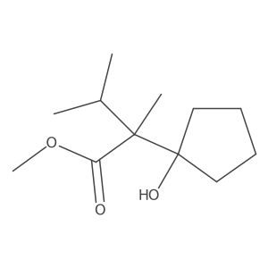 Methyl 2-(1-hydroxycyclopentyl)-2,3-dimethylbutanoate Structure