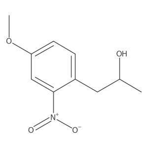 (2S)-1-(4-methoxy-2-nitrophenyl)propan-2-ol结构式