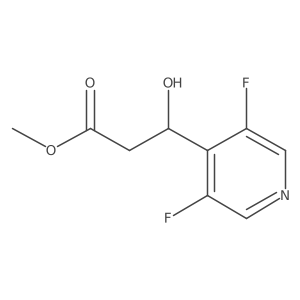 methyl (3R)-3-(3,5-difluoropyridin-4-yl)-3-hydroxypropanoate Structure