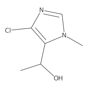 (1R)-1-(4-chloro-1-methyl-1H-imidazol-5-yl)ethan-1-ol Structure