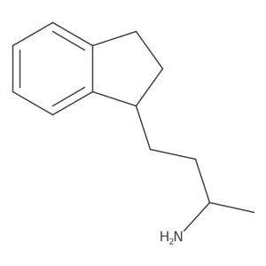 (2S)-4-(2,3-dihydro-1H-inden-1-yl)butan-2-amine结构式