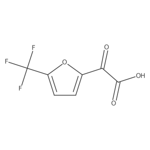 2-Oxo-2-[5-(trifluoromethyl)furan-2-yl]acetic acid结构式