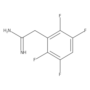 2-(2,3,5,6-Tetrafluorophenyl)ethanimidamide结构式