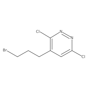 4-(3-Bromopropyl)-3,6-dichloropyridazine Structure