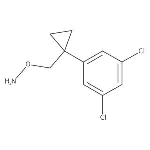O-{[1-(3,5-dichlorophenyl)cyclopropyl]methyl}hydroxylamine结构式