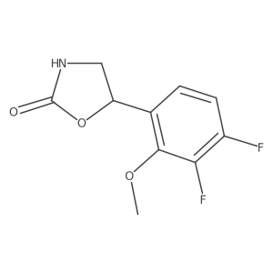 5-(3,4-Difluoro-2-methoxyphenyl)-1,3-oxazolidin-2-one Structure