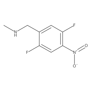 [(2,5-Difluoro-4-nitrophenyl)methyl](methyl)amine结构式