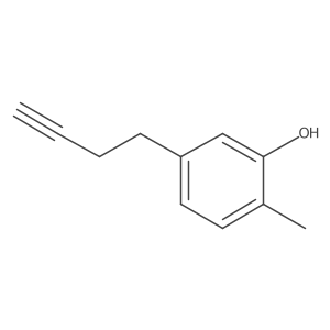 5-(But-3-yn-1-yl)-2-methylphenol Structure