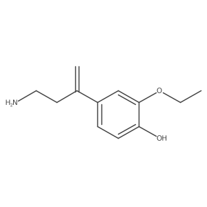 4-(4-Aminobut-1-en-2-yl)-2-ethoxyphenol Structure