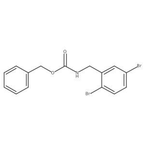 benzyl N-[(2,5-dibromophenyl)methyl]carbamate结构式