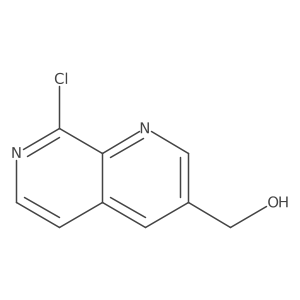 8-Chloro-1,7-naphthyridine-3-methanol结构式