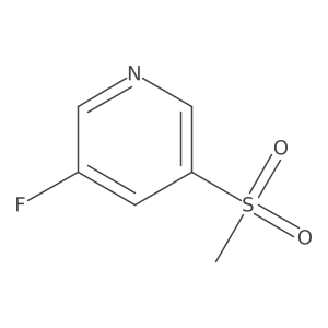 3-Fluoro-5-(methylsulfonyl)pyridine Structure