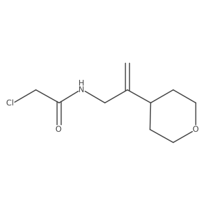 2-Chloro-N-[2-(oxan-4-yl)prop-2-enyl]acetamide结构式