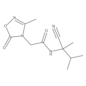 N-(2-Cyano-3-methylbutan-2-yl)-2-(3-methyl-5-oxo-1,2,4-oxadiazol-4-yl)acetamide Structure