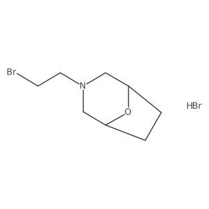 3-(2-Bromoethyl)-8-oxa-3-azabicyclo[3.2.1]octane;hydrobromide结构式