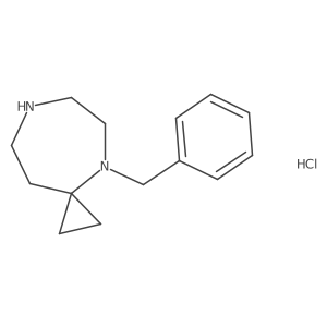 9-Benzyl-6,9-diazaspiro[2.6]nonane hydrochloride结构式