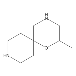 2-Methyl-1-oxa-4,9-diazaspiro[5.5]undecane结构式