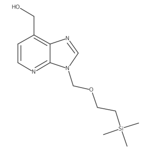 (3-((2-(Trimethylsilyl)ethoxy)methyl)-3H-imidazo[4,5-b]pyridin-7-yl)methanol Structure
