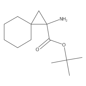 Tert-butyl 1-aminospiro[2.5]octane-1-carboxylate Structure