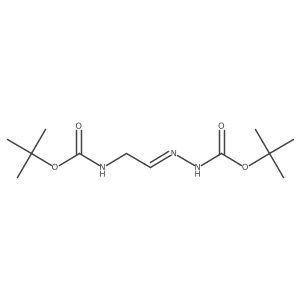 1,1-Dimethylethyl 2-[2-[[(1,1-dimethylethoxy)carbonyl]amino]ethylidene]hydrazinecarboxylate Structure