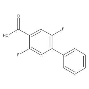 2,5-Difluoro-[1,1'-biphenyl]-4-carboxylic acid Structure