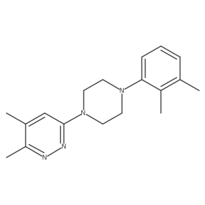 6-[4-(2,3-Dimethylphenyl)piperazin-1-yl]-3,4-dimethylpyridazine Structure