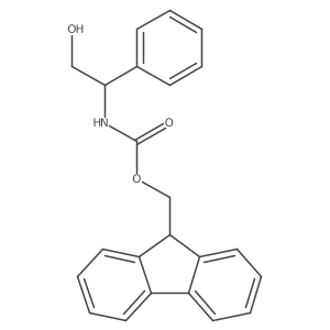 (9H-Fluoren-9-YL)methyl N-(2-hydroxy-1-phenylethyl)carbamate结构式