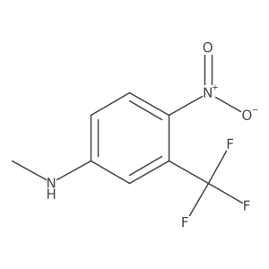 N-methyl-4-nitro-3-(trifluoromethyl)aniline结构式