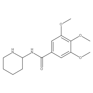 3,4,5-Trimethoxy-N-2-piperidinylbenzamide结构式