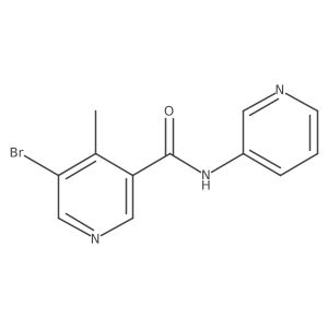 5-Bromo-4-methyl-N-3-pyridinyl-3-pyridinecarboxamide Structure