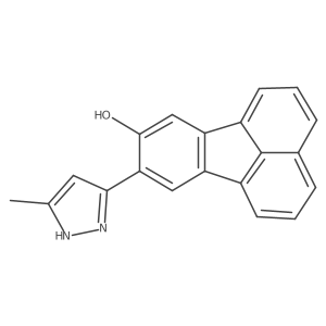 9-(5-Methyl-1H-pyrazol-3-yl)-8-fluoranthenol结构式