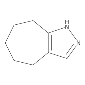 1,4,5,6,7,8-Hexahydrocyclohepta[c]pyrazole结构式