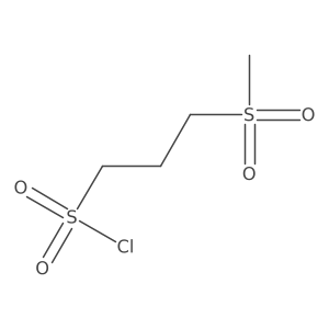 3-Methanesulfonylpropane-1-sulfonyl chloride Structure