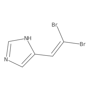 4-(2,2-Dibromovinyl)imidazole结构式