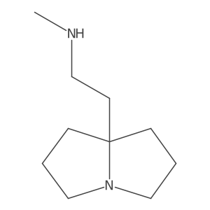 5-(2-Methylaminoethyl)-1-azabicyclo[3.3.0]octane Structure