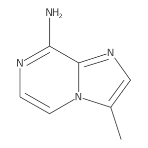 3-Methylimidazo[1,2-a]pyrazin-8-amine结构式