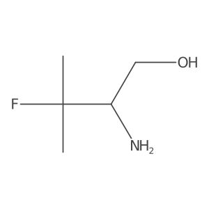 (2s)-2-Amino-3-fluoro-3-methylbutan-1-ol结构式