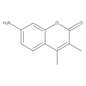 7-Amino-3,4-dimethyl-2H-chromen-2-one Structure