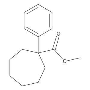 Methyl 1-phenylcycloheptanecarboxylate Structure