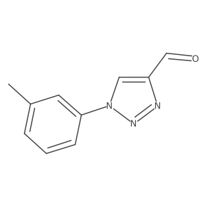 1-(3-Methylphenyl)-1H-1,2,3-triazole-4-carbaldehyde结构式