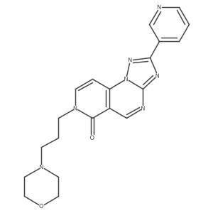 7-(3-morpholin-4-ylpropyl)-2-pyridin-3-ylpyrido[3,4-e][1,2,4]triazolo[1,5-a]pyrimidin-6(7H)-one Structure