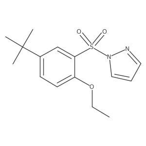 1-((5-(tert-butyl)-2-ethoxyphenyl)sulfonyl)-1H-pyrazole结构式