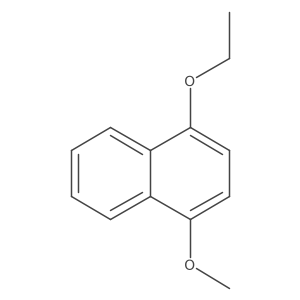 1-Ethoxy-4-methoxynaphthalene Structure